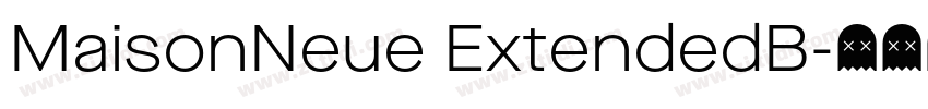 MaisonNeue ExtendedB字体转换